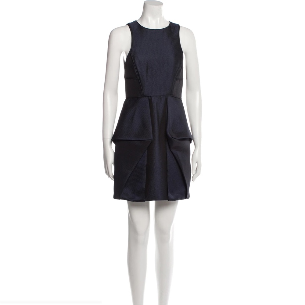 TIBI Simona Crew Neck Mini Dress - Picture 3 of 14